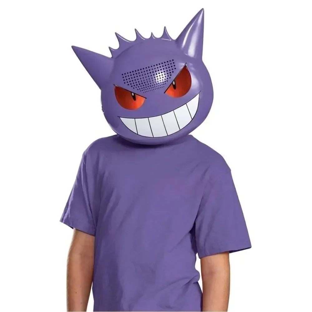 New Pokémon Gengar Light Up Halloween Mask Unisize 8+